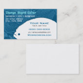 Scholle-Fisch-Visitenkarte Visitenkarte (Vorne/Hinten)