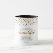 Schön, 1 Schrifts-Vers Peter 3 Tasse (Zentrum)