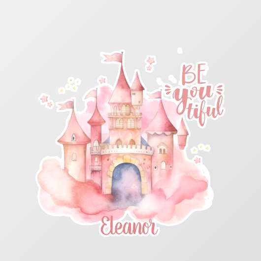 Schön anpassbar fensteraufkleber (Blatt)