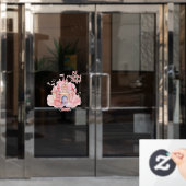 Schön anpassbar fensteraufkleber (Büro Tür)