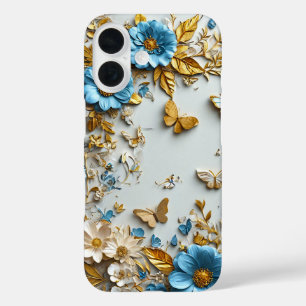 Schön arrangierte Komposition aus Blumen iPhone 16 Hülle