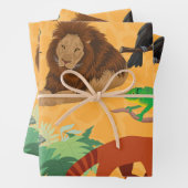 schön bedrucktes Packpapier Geschenkpapier Set (Beispiel)
