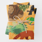 schön bedrucktes Packpapier Geschenkpapier Set (Beispiel)