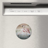 Schön bei rosa Flamingo Magnet (In Situ (Geschirrspüler))