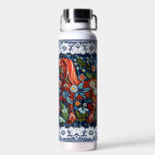 Schön besticktes Pferd Trinkflasche (Rückseite)