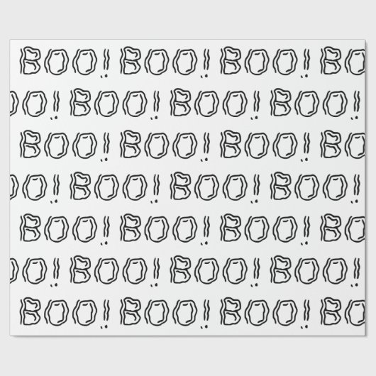 Schön Boo! Geschenkpapier (Flach)