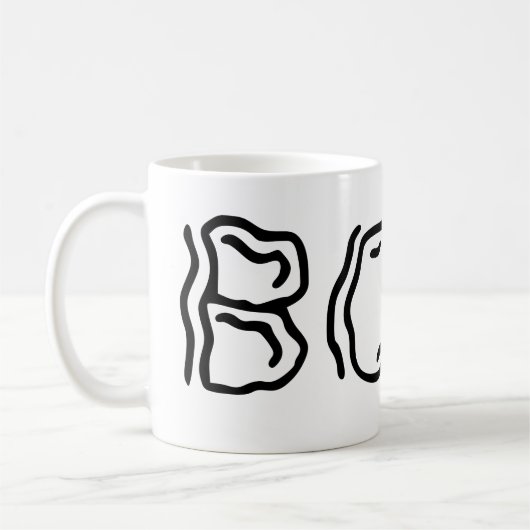 Schön Boo! Kaffeetasse (Links)
