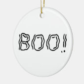 Schön Boo! Keramik Ornament (Links)