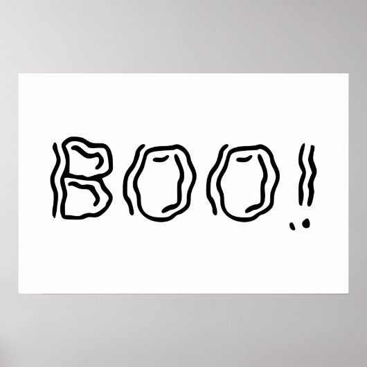 Schön Boo! Poster (Vorne)