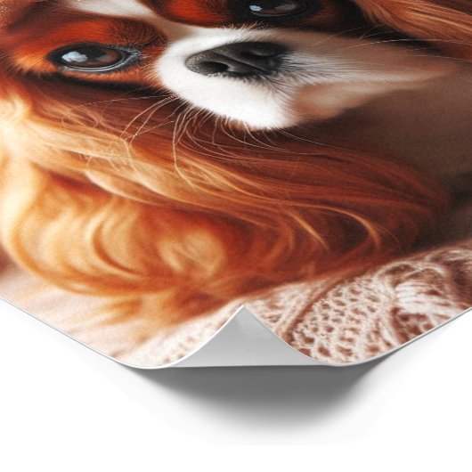 schön Cavalier King Charles Spaniel Poster (Ecke)
