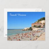 Schön. Côte d'Azur Postkarte (Vorne/Hinten)