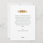 SCHÖN | Dankeschön-Fotokarte Feiertagskarte (Rückseite)