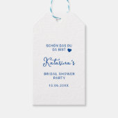 Schön das du da bist! geschenkanhänger (Vorderseite)