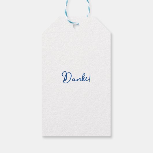 Schön das du da bist! geschenkanhänger (Rückseite)