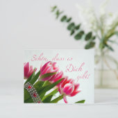 Schön, dass es dich gibt! postkarte (Stehend Vorderseite)