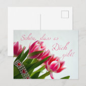 Schön, dass es dich gibt! postkarte (Vorne/Hinten)