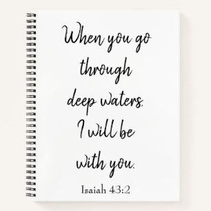 Schön, dass ich bei dir sein werde notizblock