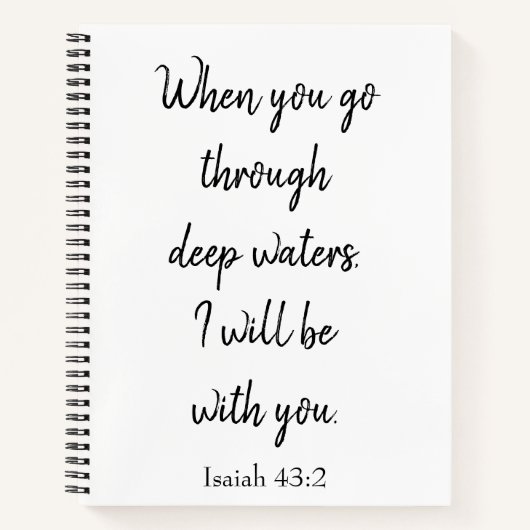 Schön, dass ich bei dir sein werde notizblock (Vorderseite)