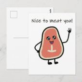 Schön, dich beim Postüberqueren zu verbraten Postkarte (Vorne/Hinten)