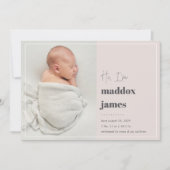 Schön dich kennenzulernen | Ankündigung des Neuen  (Vorderseite)