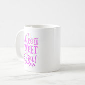 schön dich kennenzulernen kaffeetasse (Vorderseite Links)