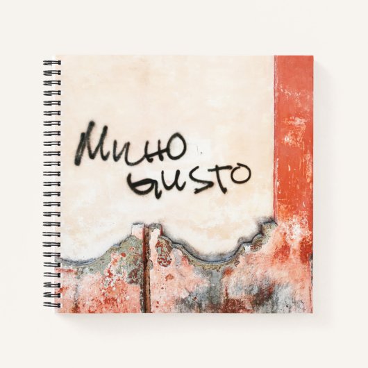 Schön dich kennenzulernen notizblock (Vorderseite)