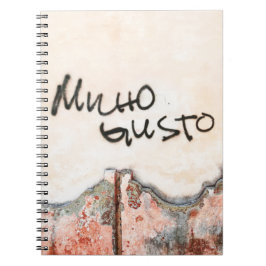 Schön dich kennenzulernen notizblock