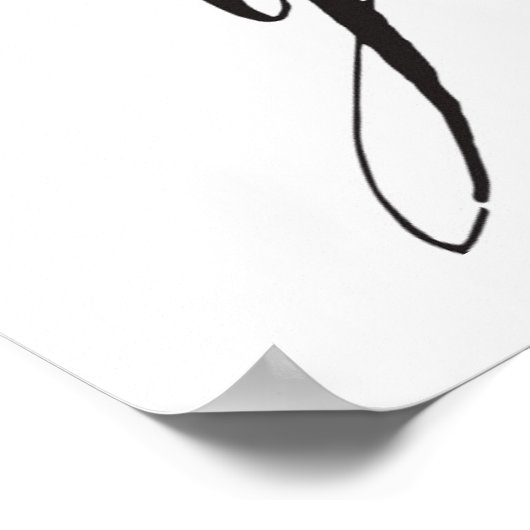 Schön dich kennenzulernen poster (Ecke)