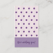 Schön, dich kennenzulernen! Verbinden Sie mit uns! Visitenkarte (Vorderseite)