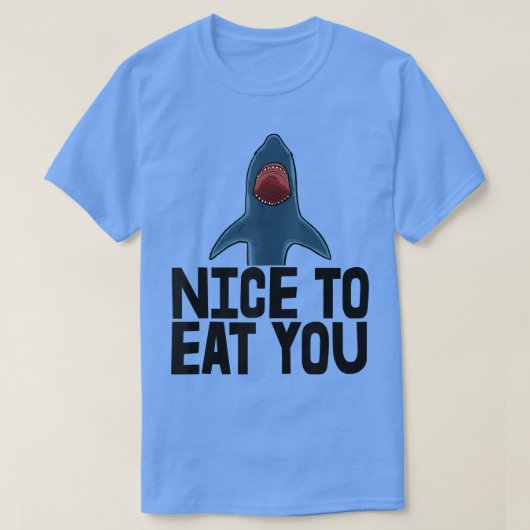 Schön, dich zu essen Tee Shirts Funny Sea Tier (Design vorne)