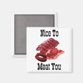 "SCHÖN, DICH ZU FLEISEN!" Insane Magnet Designs (Vorderseite/Rückseite)