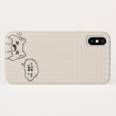 Schön, dich zu sehen: Ein schönes Cat Talking Desi Case-Mate iPhone Hülle (Rückseite (Horizontal))