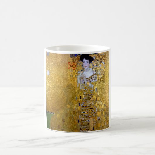Schön die Frau im Gold Gustav Klimt Kaffeetasse (Mittel)