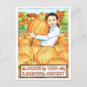 Schön ernten inspirierende Postkarte (Vorderseite)