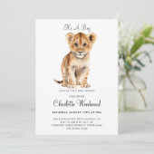 Schön, es ist eine Einladung für Junge Löwen (Stehend Vorderseite)