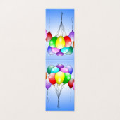 Schön farbenfrohe Geburtstagsballons (Außenseite Aufgefaltet)