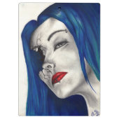 Schön gebrochenes Fantasie-ursprüngliches Klemmbrett (Rückseite)