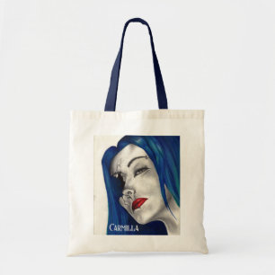 Schön gebrochenes Goth-Girl-Fantasy-Originalkunstw Tragetasche
