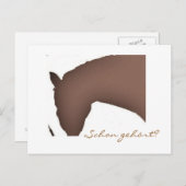 "Schon gehört?" (Postkarte) Postkarte (Vorne/Hinten)