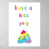 Schön gekackt poster (Vorne)