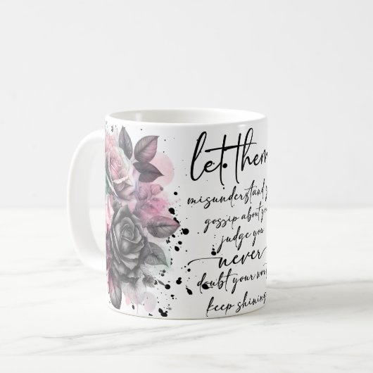 Schön Gelassen Kaffeetasse (Vorderseite Links)