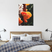 Schön Gelbes Schwefelschelf Fungus Canvas drucken Leinwanddruck (Insitu (Schlafzimmer))