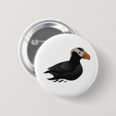 Schön gezauberter Puffsack Cartoon Schwimmen Button (Vorne & Hinten)