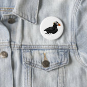 Schön gezauberter Puffsack Cartoon Schwimmen Button (Beispiel)