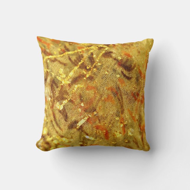 Schön golden kissen (Vorderseite)