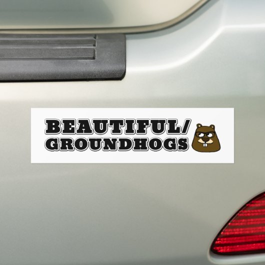 Schön/Groundhogs Autoaufkleber (Auf Auto)