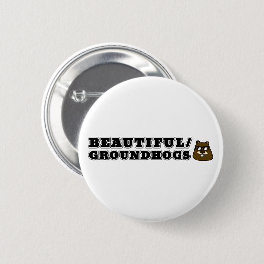 Schön/Groundhogs Button (Vorne & Hinten)