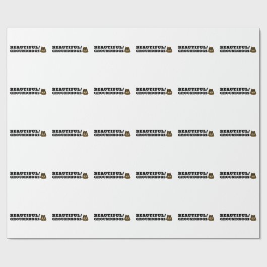 Schön/Groundhogs Geschenkpapier (Flach)