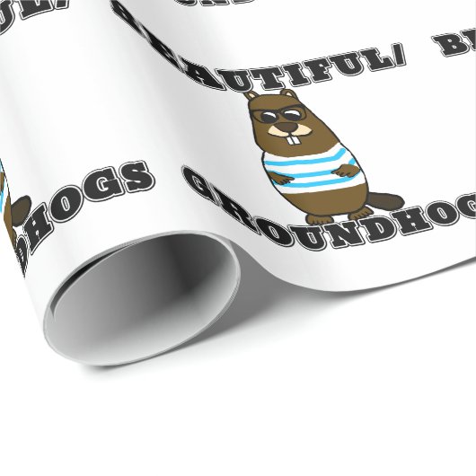Schön/Groundhogs Geschenkpapier (Rolleneckpunkt)