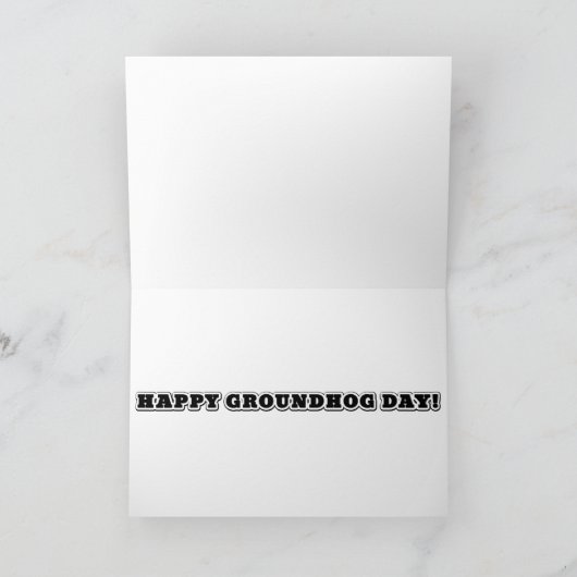 Schön/Groundhogs Karte (Innenseite)